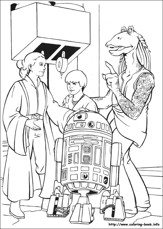 Star Wars coloring picture